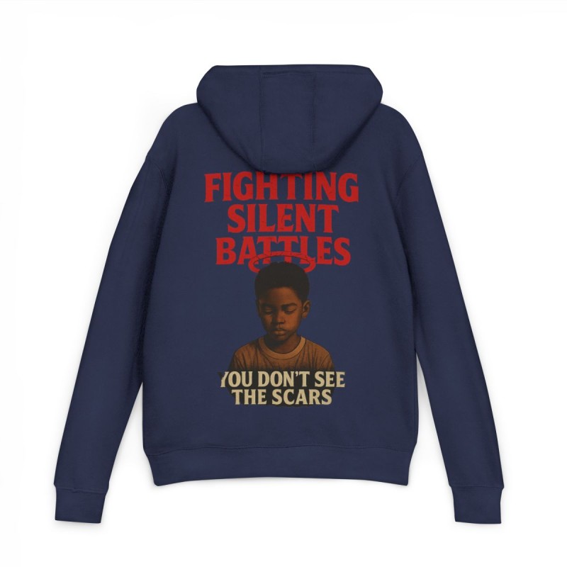 Fighting Silent Battles – French Terry Hoodie